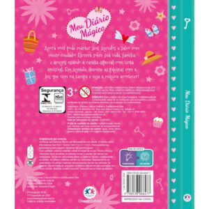 Diário Mágico Caneta Invisível e Luz Negra Infantil